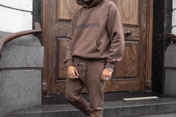 Brown Essentials Tracksuit